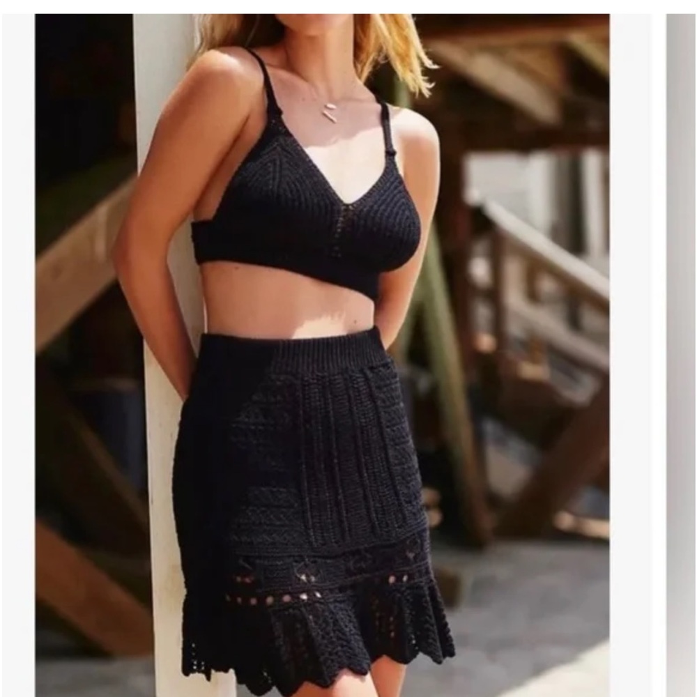 NWT Anthropologie Crochet skirt and top set 
Both size small 
Sold as a set